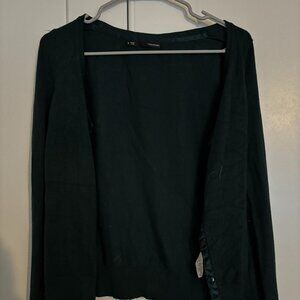 Maurices Long Sleeve Deep Green Cardigan